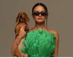She has also adopted a dog who also appeared in her Instagram posts.